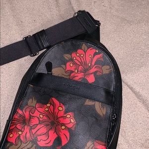 Coach Floral Sidebag/Shoulder Bag
